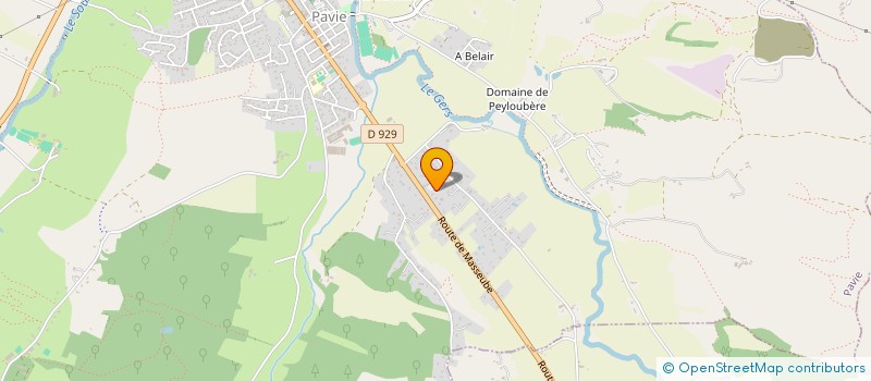 localisation de l'entreprise MADAME EDITH BARRIO  PAVIE