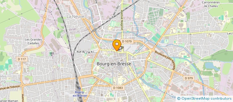 localisation de l'entreprise MADAME EDITH BEAUDET à BOURG-EN-BRESSE
