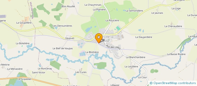 localisation de l'entreprise MADAME EDITH BEAUJARD  MARCILLE-LA-VILLE