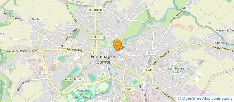 localisation de l'entreprise MADAME EDITH BEGAUD à FONTENAY-LE-COMTE