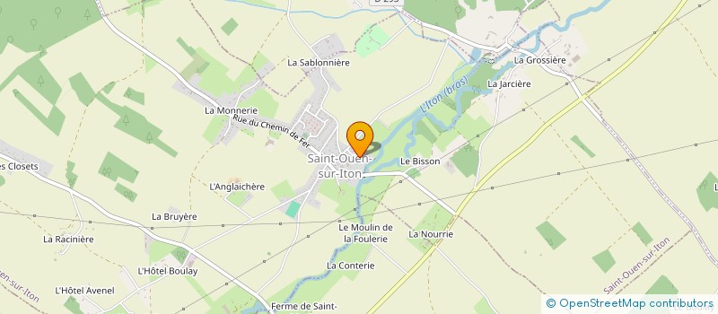 localisation de l'entreprise MADAME EDITH BELLANGER à SAINT-OUEN-SUR-ITON