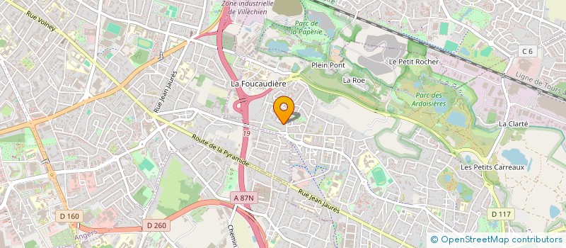 localisation de l'entreprise MADAME EDITH BELLENGER  TRELAZE
