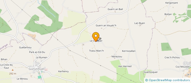 localisation de l'entreprise MADAME EDITH BERNARD  GURUNHUEL