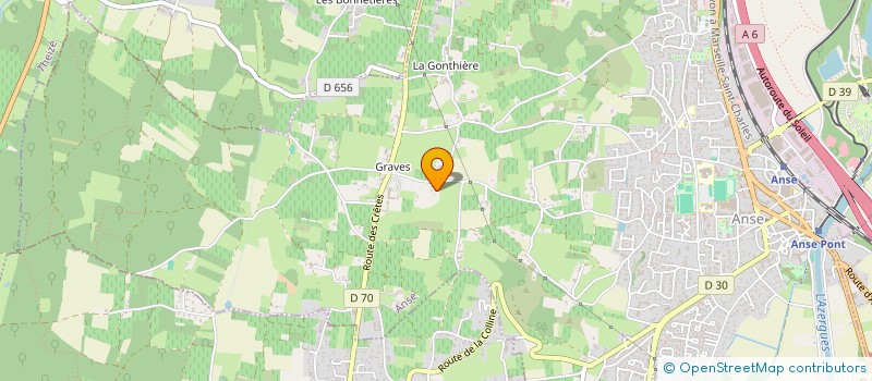 localisation de l'entreprise MADAME EDITH BERNARD  ANSE