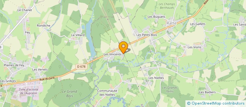 localisation de l'entreprise MADAME EDITH BLANC  RATTE