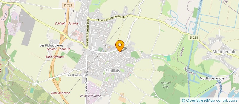 localisation de l'entreprise MADAME EDITH BLANCKEMAN  ECHILLAIS