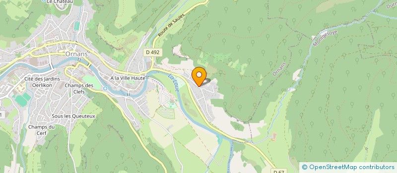 localisation de l'entreprise MADAME EDITH BLONDIN à ORNANS