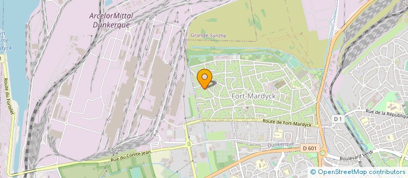 localisation de l'entreprise MADAME EDITH BLOOT à DUNKERQUE