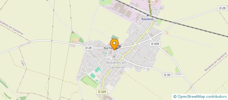 localisation de l'entreprise MADAME EDITH BOCQUILLON à ROSIERES-EN-SANTERRE