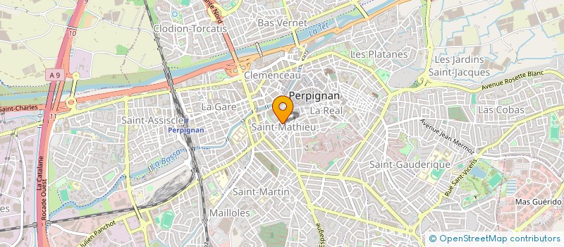 localisation de l'entreprise MADAME EDITH BODIN  PERPIGNAN