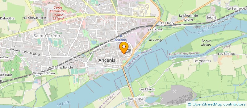 localisation de l'entreprise MADAME EDITH BREGENT  ANCENIS-SAINT-GEREON