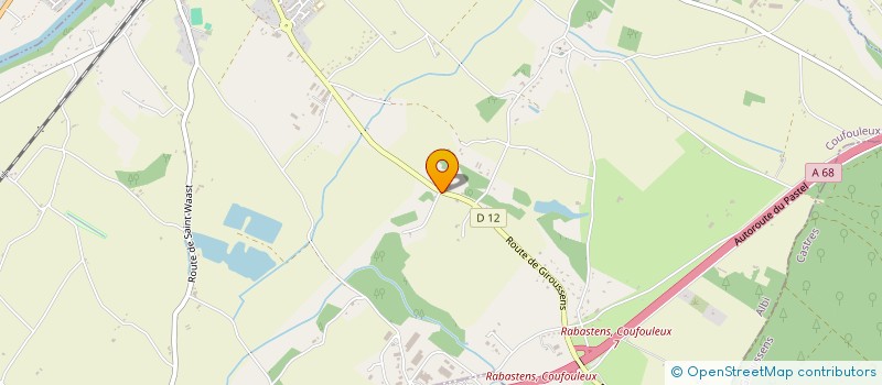 localisation de l'entreprise MADAME EDITH BRES  COUFOULEUX