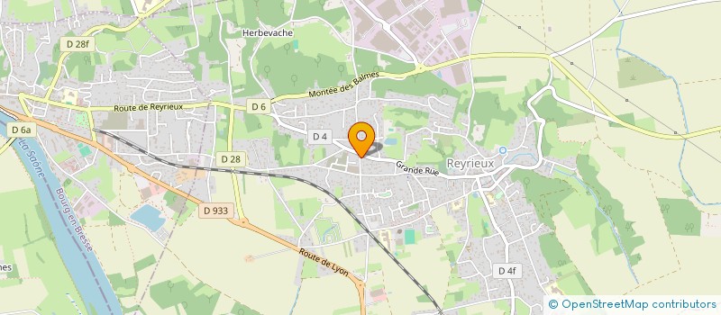 localisation de l'entreprise MADAME EDITH BROISSIAT à REYRIEUX