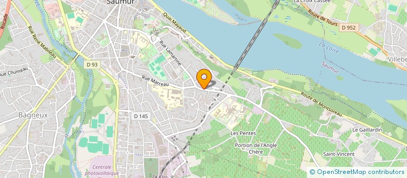 localisation de l'entreprise MADAME EDITH BROSSIER  SAUMUR