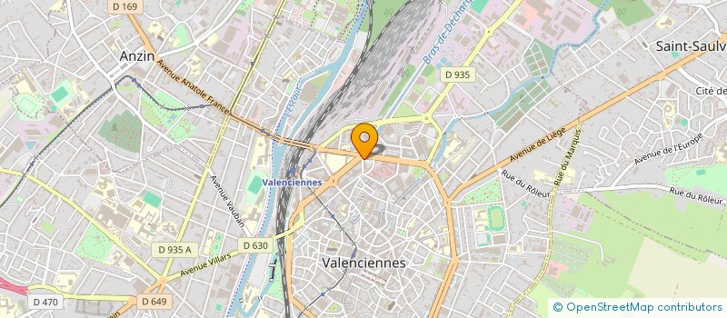 localisation de l'entreprise MADAME EDITH CAILLIEUX à VALENCIENNES