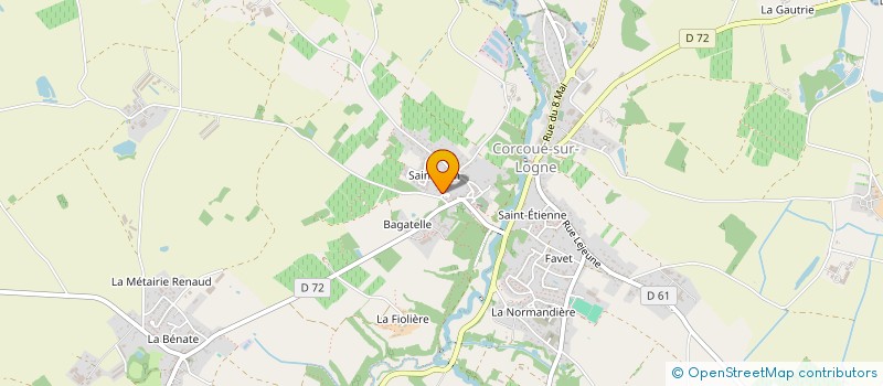 localisation de l'entreprise MADAME EDITH CAILLOT  CORCOUE-SUR-LOGNE