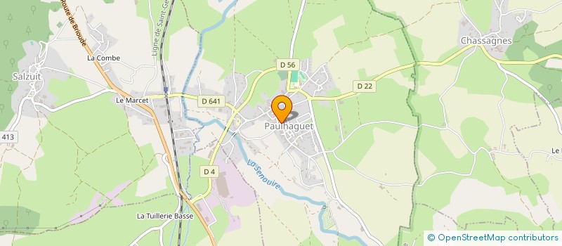 localisation de l'entreprise MADAME EDITH CHACHATY à PAULHAGUET