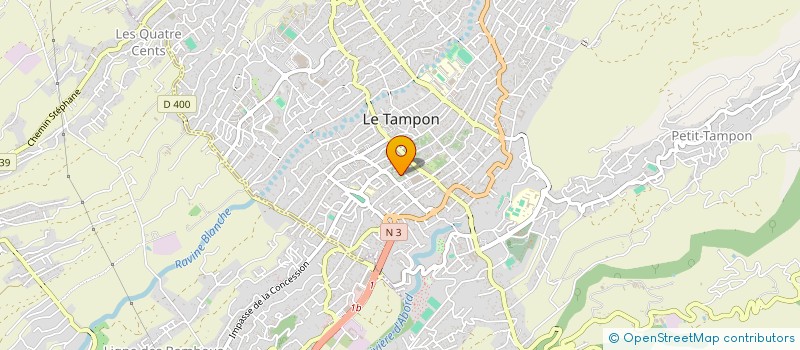 localisation de l'entreprise MADAME EDITH CHAMBRON à LE TAMPON