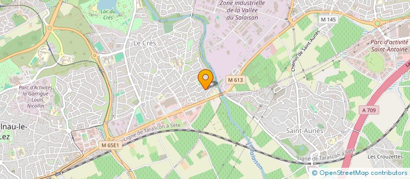 localisation de l'entreprise MADAME EDITH CHARLET  LE CRES