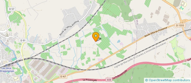 localisation de l'entreprise MADAME EDITH CHARRIER  LES ARCS