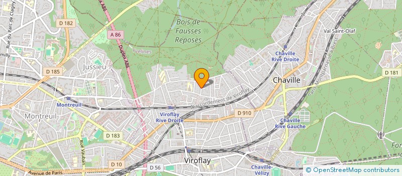 localisation de l'entreprise MADAME EDITH CHAYNES à VIROFLAY