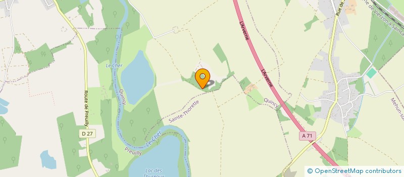 localisation de l'entreprise MADAME EDITH CHEVALIER D'ALMONT  QUINCY