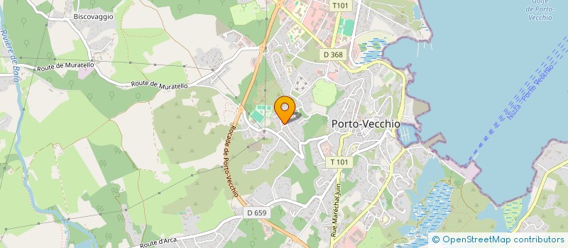 localisation de l'entreprise MADAME EDITH CHOUZENOUX à PORTO VECCHIO