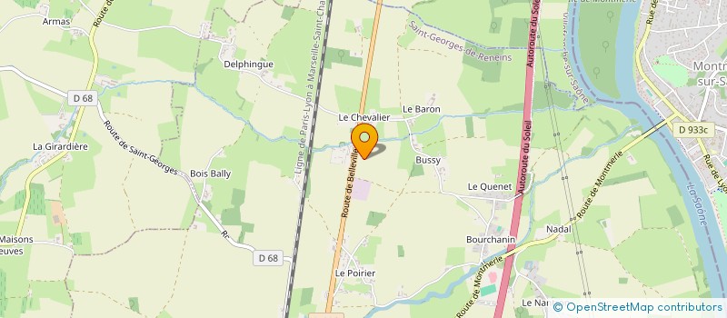 localisation de l'entreprise MADAME EDITH COLOMBAT  SAINT-GEORGES-DE-RENEINS