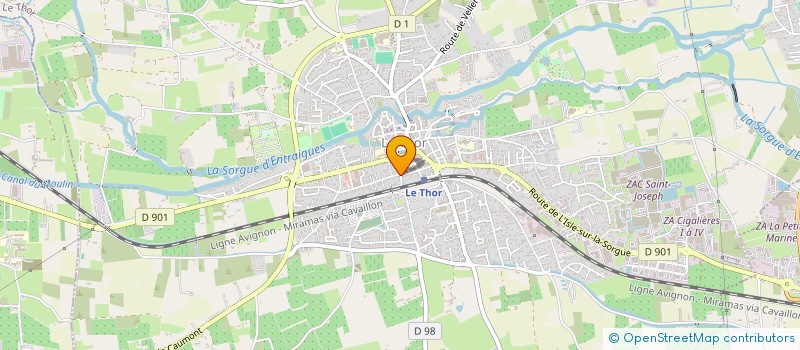 localisation de l'entreprise MADAME EDITH DALICY à LE THOR