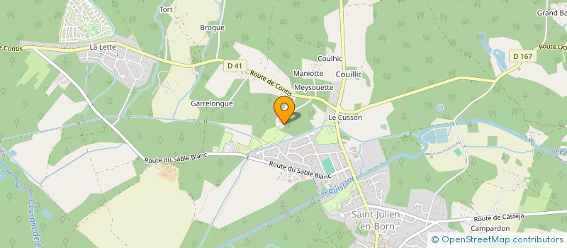 localisation de l'entreprise MADAME EDITH DAREES  MEZOS