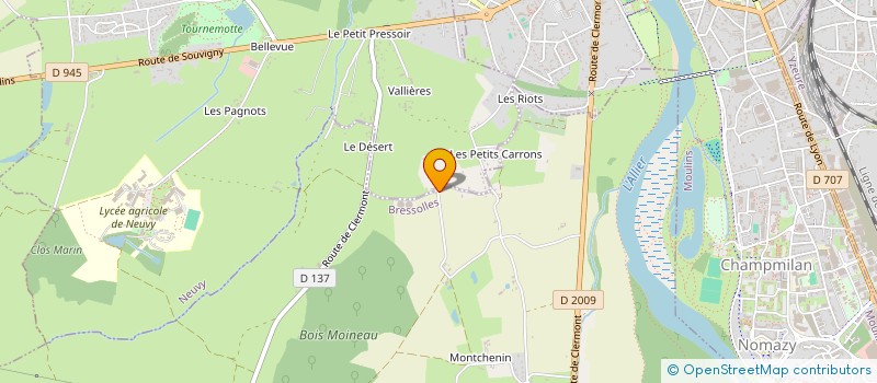 localisation de l'entreprise MADAME EDITH DE TAISNE  BRESSOLLES