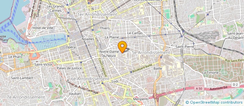 localisation de l'entreprise MADAME EDITH DECORDIER  MARSEILLE