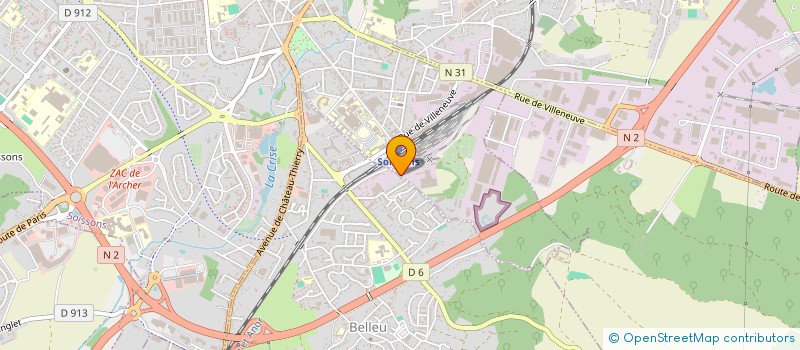 localisation de l'entreprise MADAME EDITH DEGLOS à SOISSONS