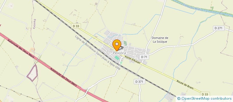 localisation de l'entreprise MADAME EDITH DELOUSTAL  PEXIORA