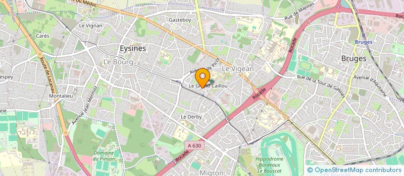 localisation de l'entreprise MADAME EDITH DERENNES  EYSINES