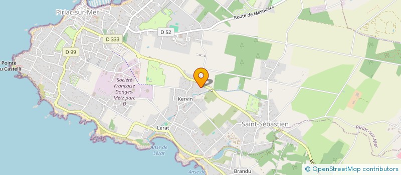 localisation de l'entreprise MADAME EDITH DESSOLIERS à PIRIAC-SUR-MER