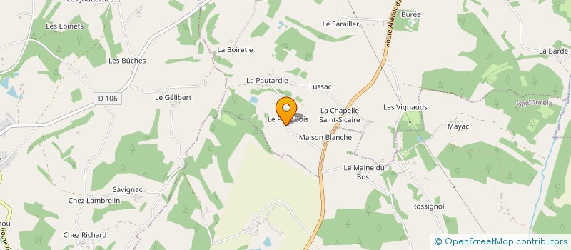 localisation de l'entreprise MADAME EDITH DUBOIS  NANTEUIL-AURIAC-DE-BOURZAC