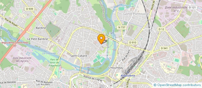localisation de l'entreprise MADAME EDITH DUBOIS à ANGOULEME