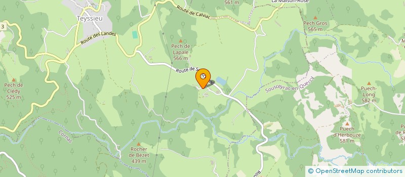 localisation de l'entreprise MADAME EDITH DURANTY  TEYSSIEU