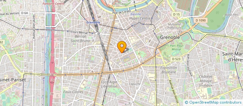 localisation de l'entreprise MADAME EDITH EDZOUALIKO  GRENOBLE