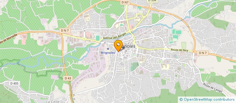localisation de l'entreprise MADAME EDITH ESPITALIER à BRIGNOLES
