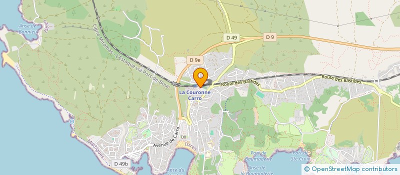 localisation de l'entreprise MADAME EDITH ESPOSITO  MARTIGUES