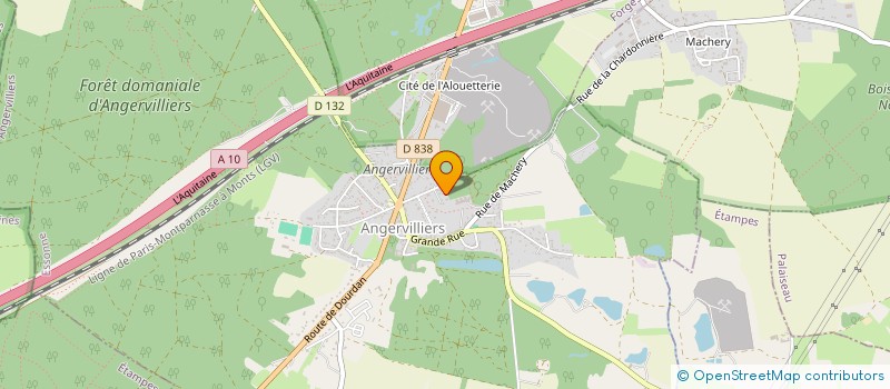 localisation de l'entreprise MADAME EDITH FERREIRA  ANGERVILLIERS