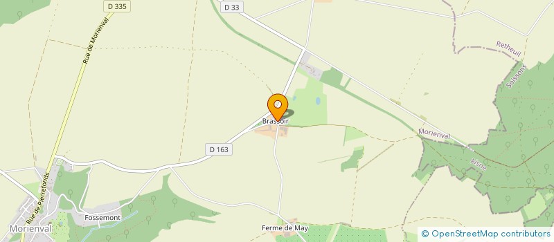 localisation de l'entreprise MADAME EDITH FERTE  MORIENVAL