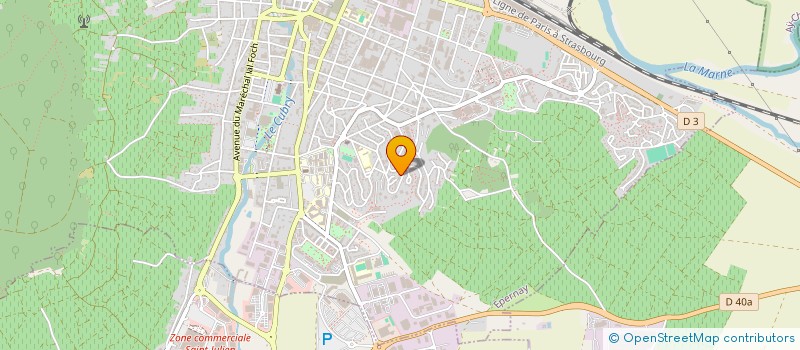 localisation de l'entreprise MADAME EDITH FRANCOIS  EPERNAY