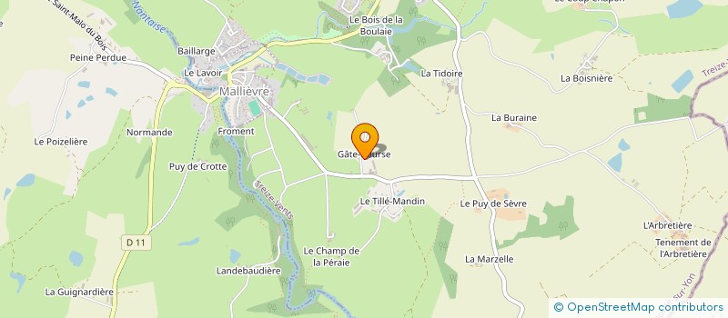 localisation de l'entreprise MADAME EDITH GABARD à MALLIEVRE