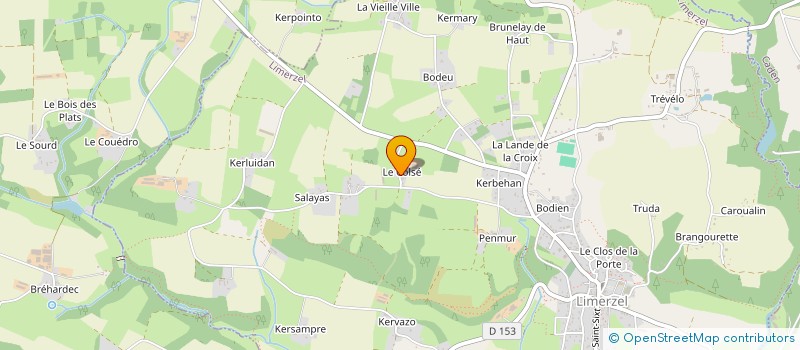 localisation de l'entreprise MADAME EDITH GAIN  LIMERZEL