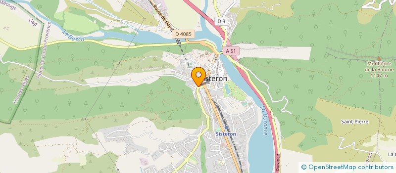 localisation de l'entreprise MADAME EDITH GALLO  SISTERON