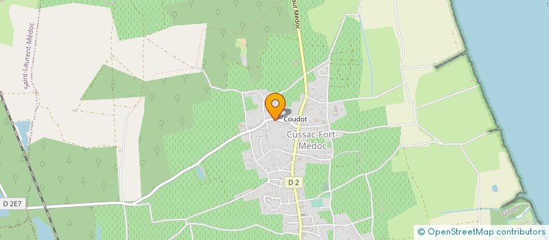 localisation de l'entreprise MADAME EDITH GARRAN  CUSSAC-FORT-MEDOC