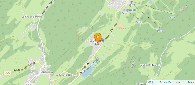 localisation de l'entreprise MADAME EDITH GAUTHIER-MANUEL  LAMOURA